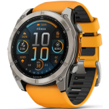 Умные часы Garmin Fenix 8 51mm AMOLED Titan Grey/Orange (010-02905-11)