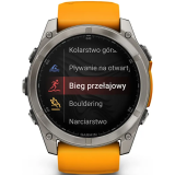 Умные часы Garmin Fenix 8 51mm AMOLED Titan Grey/Orange (010-02905-11)