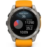 Умные часы Garmin Fenix 8 51mm AMOLED Titan Grey/Orange (010-02905-11)