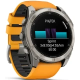 Умные часы Garmin Fenix 8 51mm AMOLED Titan Grey/Orange (010-02905-11)