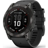 Умные часы Garmin Fenix 7X Pro Sapphire Solar Edition Carbon Grey with Black Band (010-02778-11)