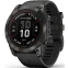 Умные часы Garmin Fenix 7X Pro Sapphire Solar Edition Carbon Grey with Black Band - 010-02778-11