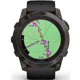 Умные часы Garmin Fenix 7X Pro Sapphire Solar Edition Carbon Grey with Black Band (010-02778-11)