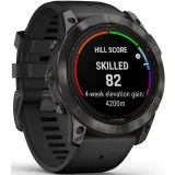 Умные часы Garmin Fenix 7X Pro Sapphire Solar Edition Carbon Grey with Black Band (010-02778-11)