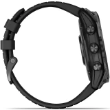 Умные часы Garmin Fenix 7X Pro Sapphire Solar Edition Carbon Grey with Black Band (010-02778-11)