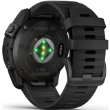 Умные часы Garmin Fenix 7X Pro Sapphire Solar Edition Carbon Grey with Black Band (010-02778-11)