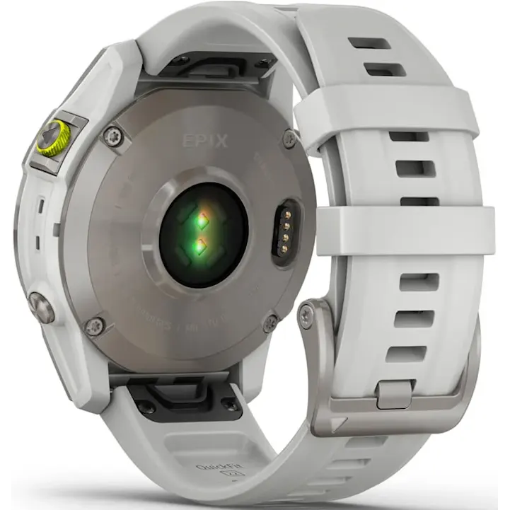 Умные часы Garmin Epix (Gen 2) Sapphire Black Titanium with White Band - 010-02582-21 - фото 13