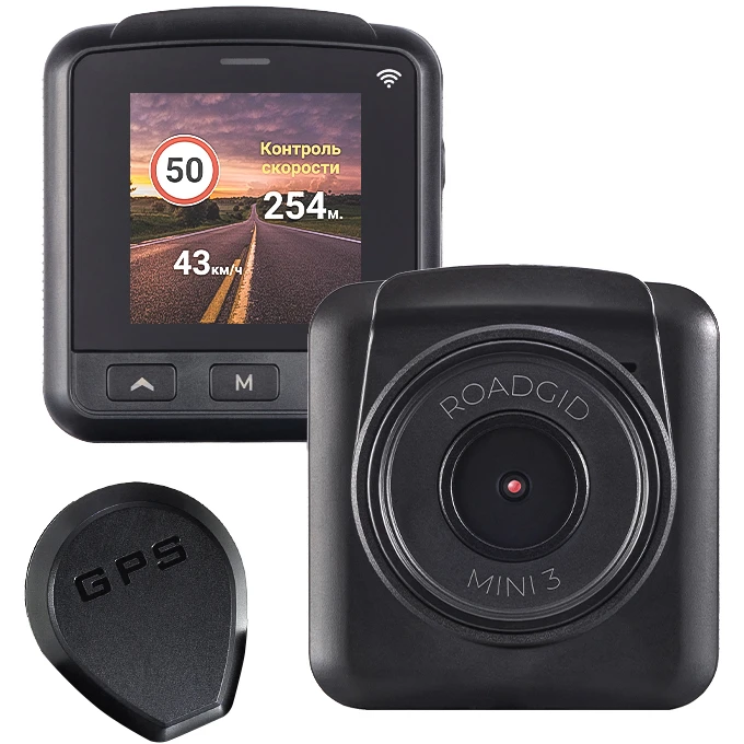 Автомобильный видеорегистратор Roadgid Mini 3 GPS Wi-Fi - 1045098