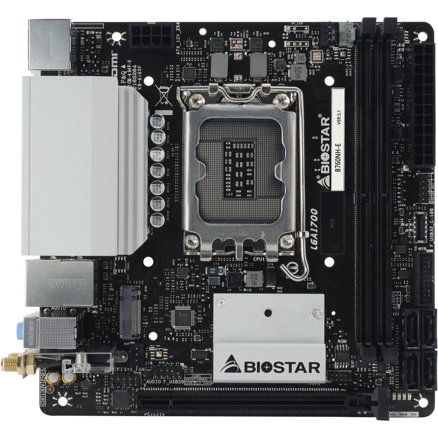 Материнская плата Biostar B760NH-E