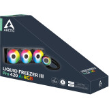 Система жидкостного охлаждения Arctic Cooling Liquid Freezer III Pro 420 ARGB Black (ACFRE00185A)