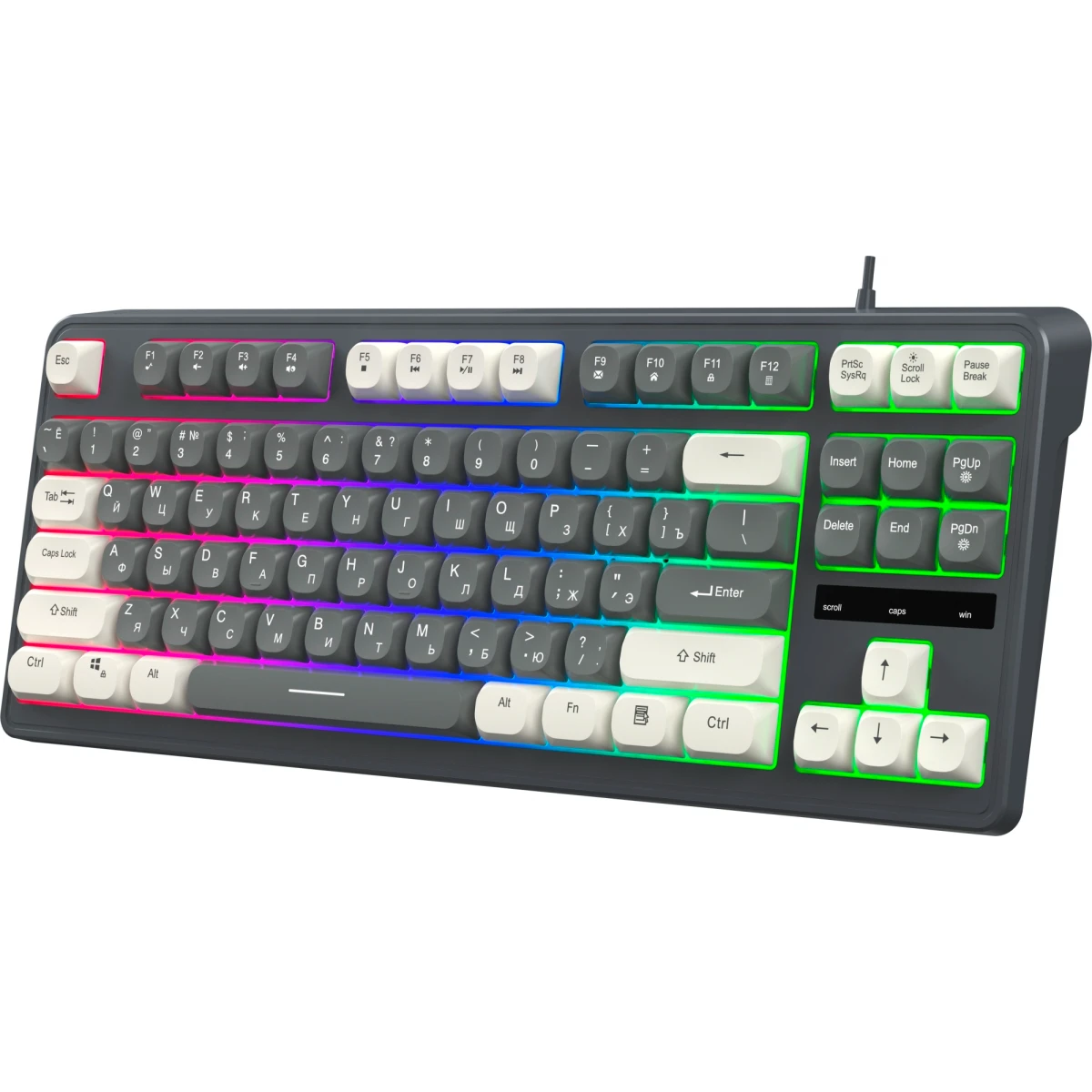 Клавиатура Oklick 711G Grey - 1790385 - фото 2