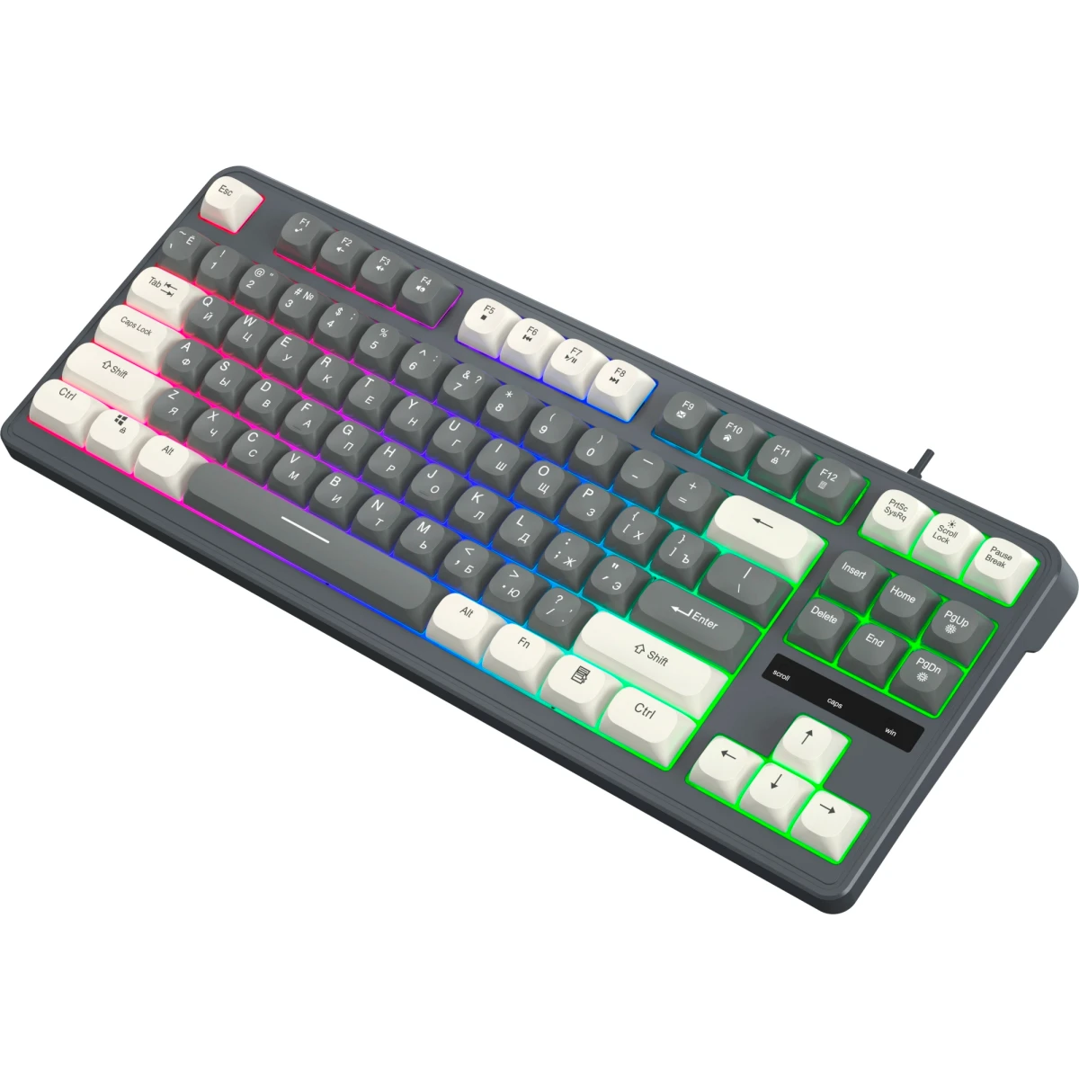 Клавиатура Oklick 711G Grey - 1790385 - фото 5