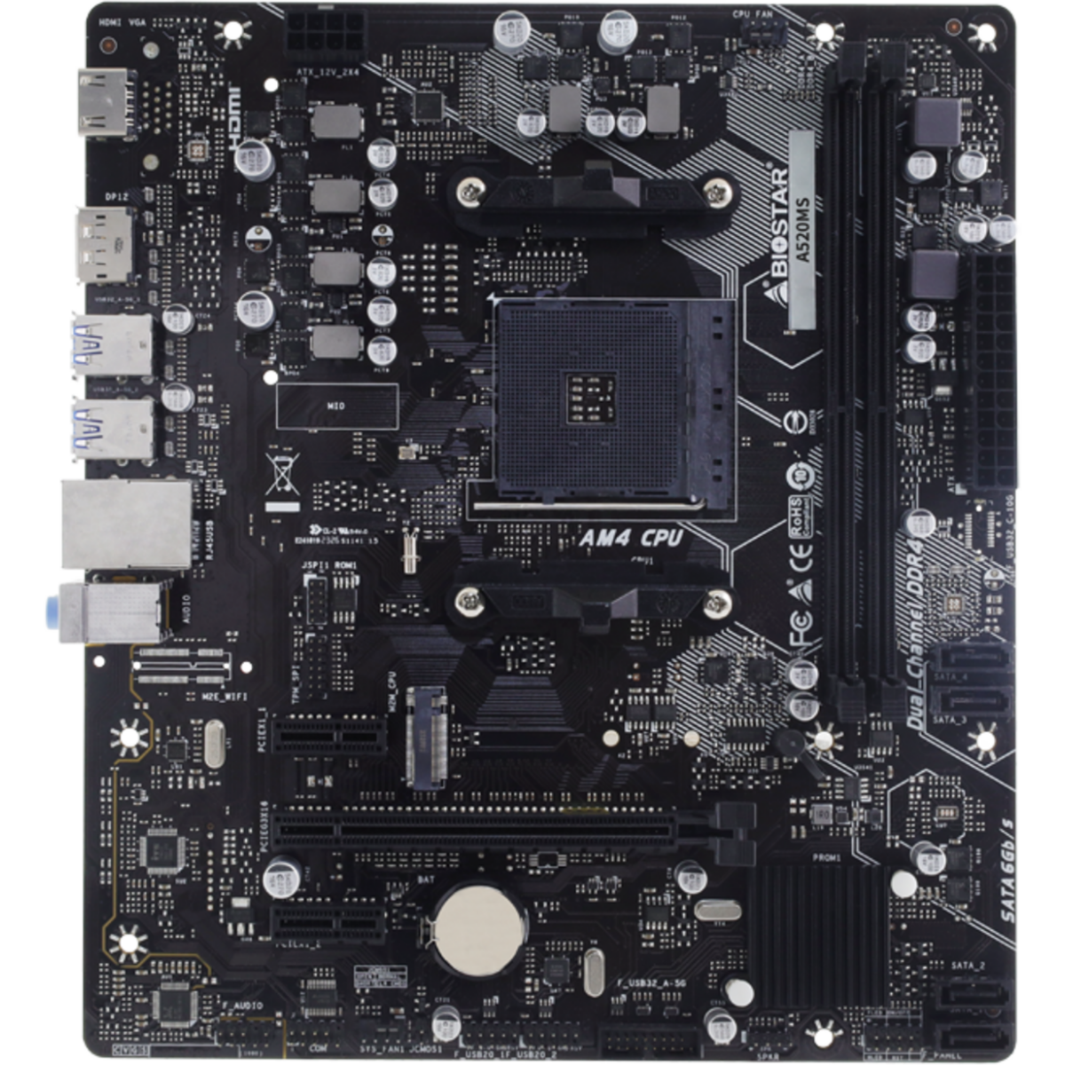Материнская плата Biostar A520MS