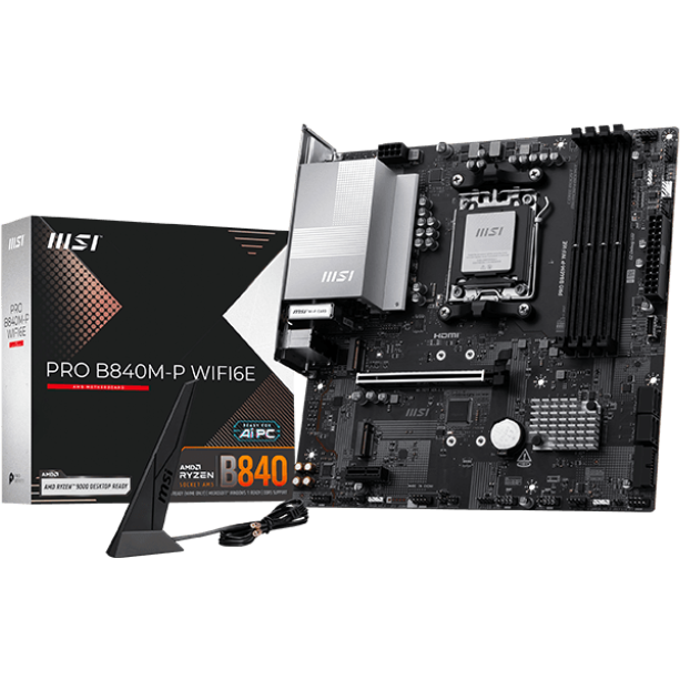 Материнская плата MSI PRO B840M-P WIFI6E - фото 5