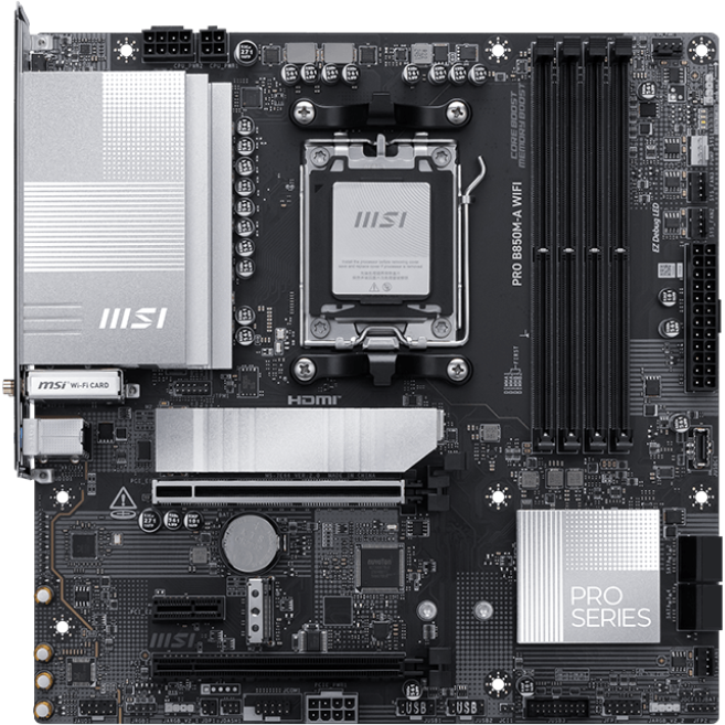 Материнская плата MSI PRO B850M-A WIFI