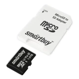 Карта памяти 1.5Tb MicroSD SmartBuy + SD адаптер (SB1T5SDP01)