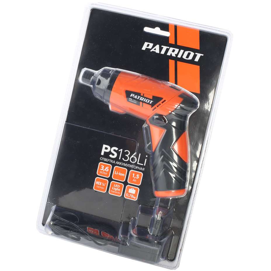 Отвёртка PATRIOT PS 136Li - 180201303 - фото 9