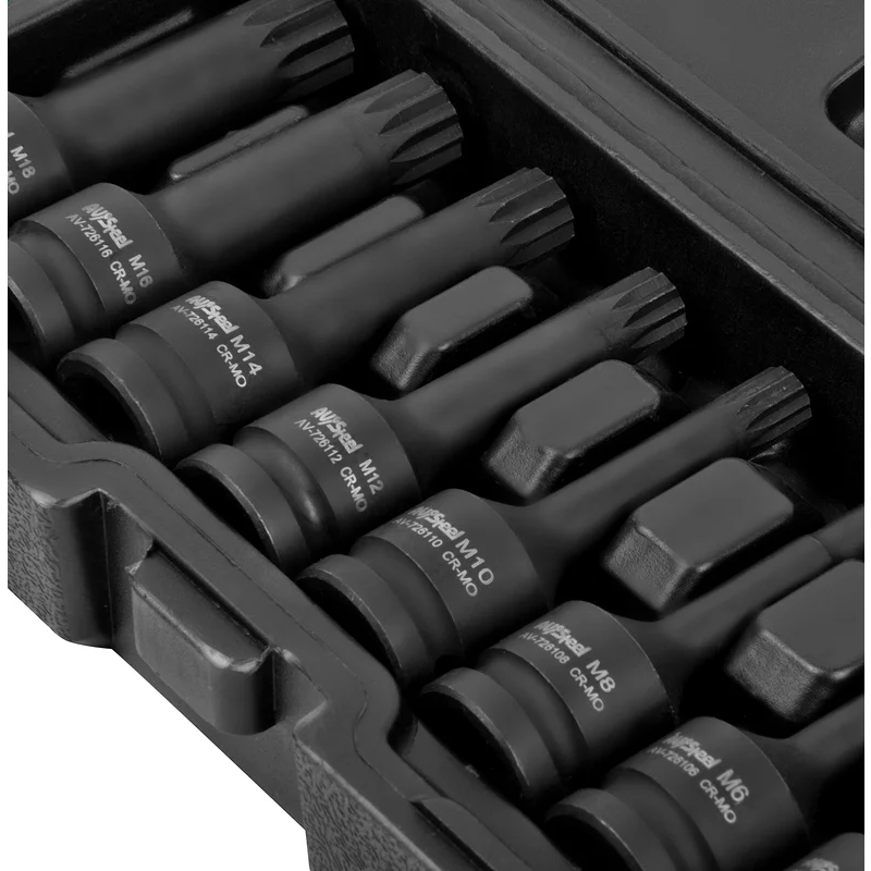 Набор торцевых головок AV Steel AV-726408 - фото 5