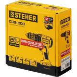 Дрель-шуруповёрт STEHER CDB-200