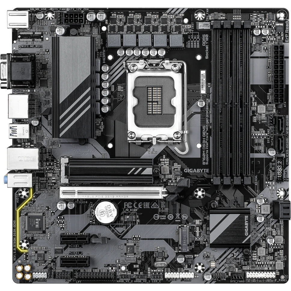 Материнская плата Gigabyte B760M DS3H GEN5