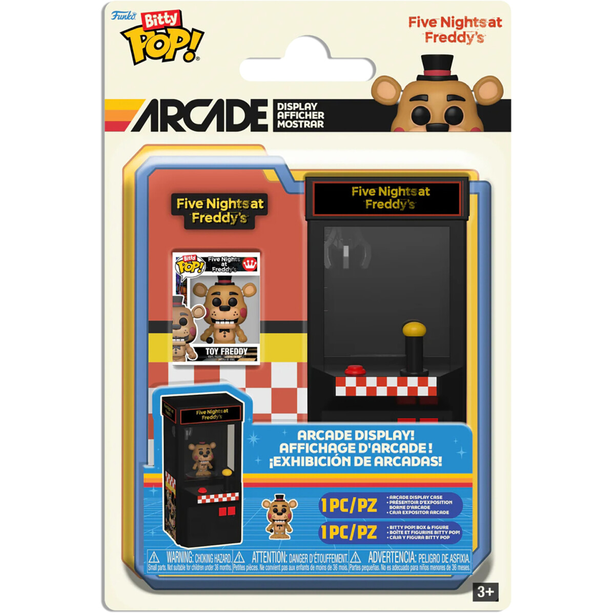 Фигурка Funko Bitty POP! Arcade FNAF Toy Freddy - 85251 - фото 4