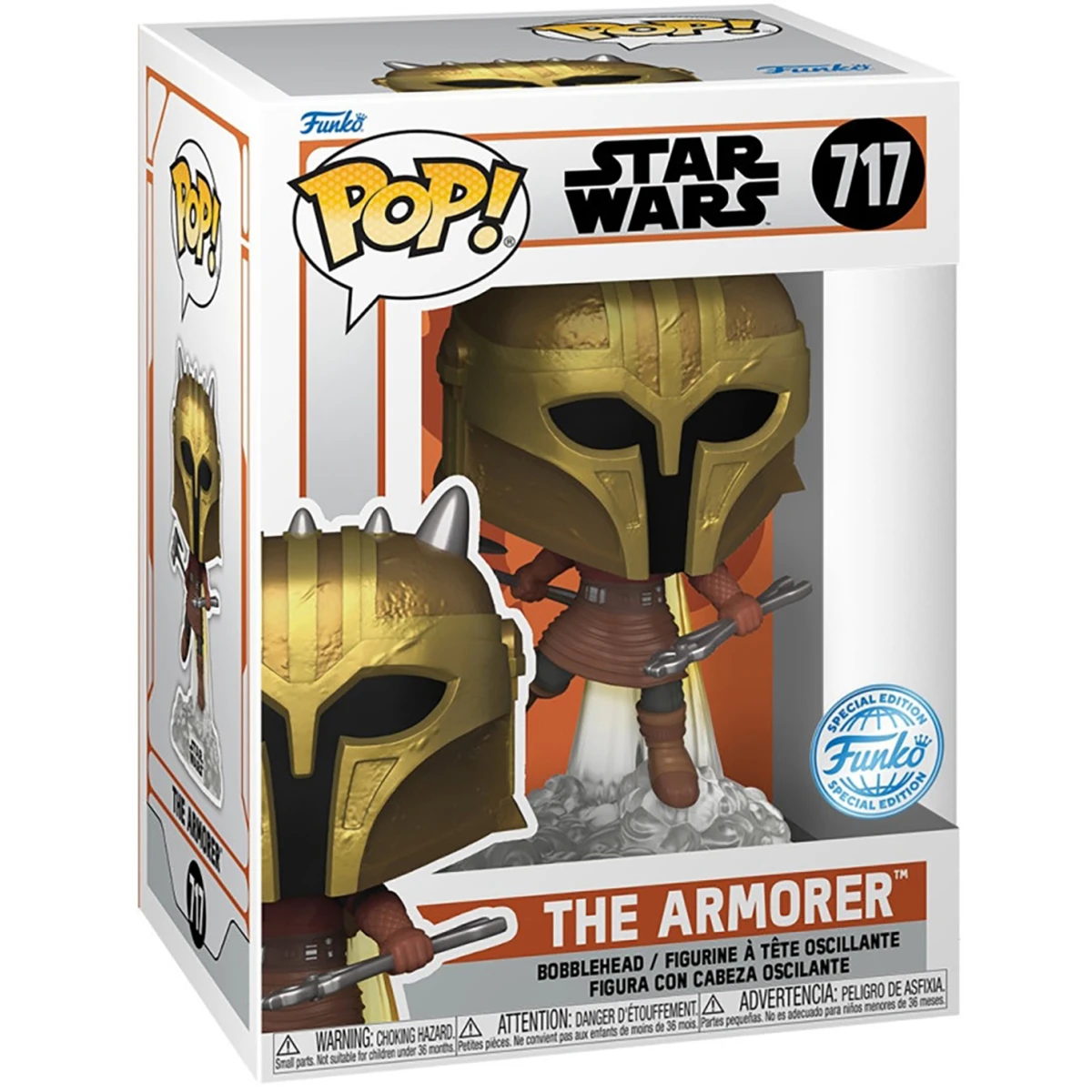 Фигурка Funko POP! Bobble Star Wars Mandalorian S10 The Armorer with Jetpack - 82112 - фото 2
