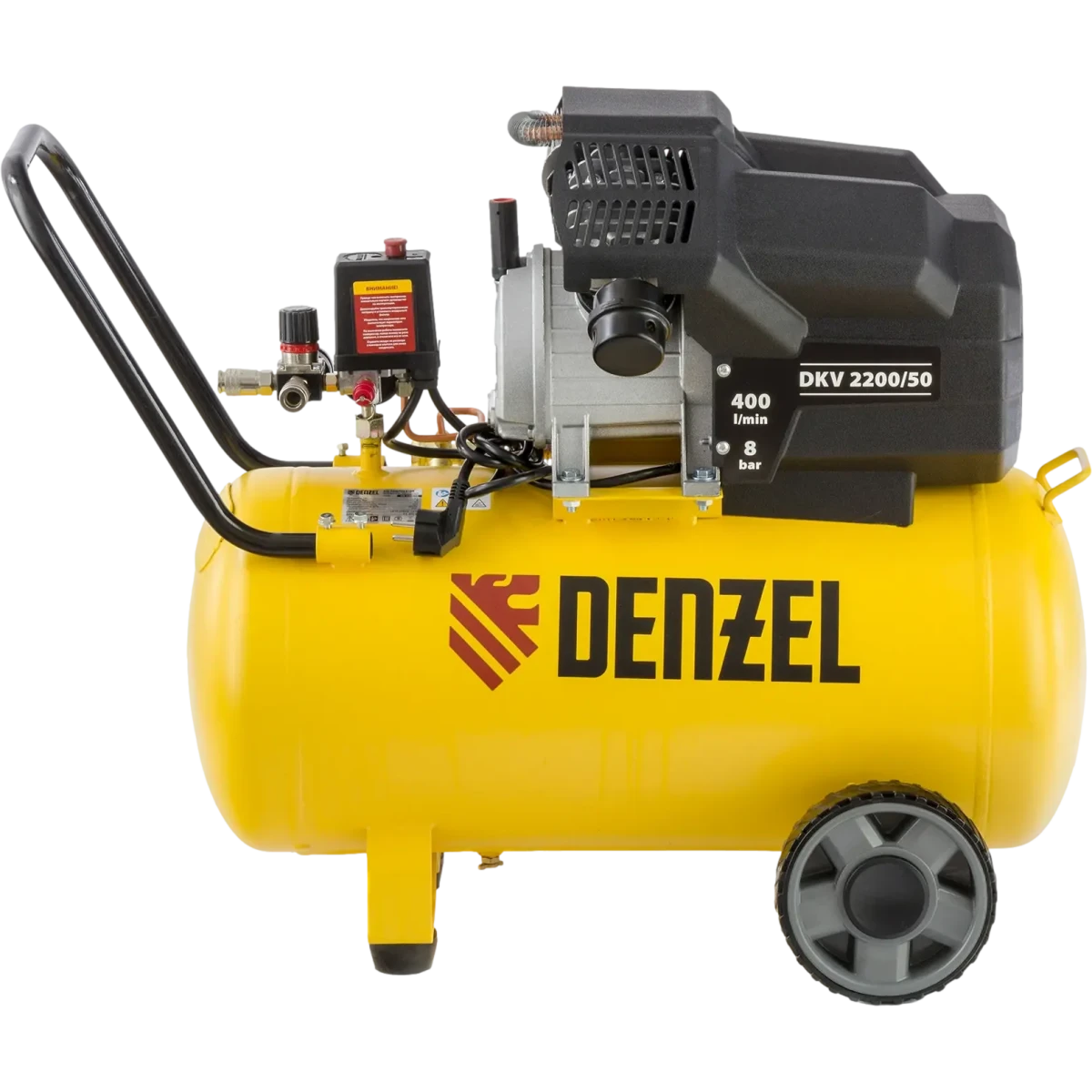 Компрессор Denzel DKV2200/50,Х-PRO - 58083 - фото 2