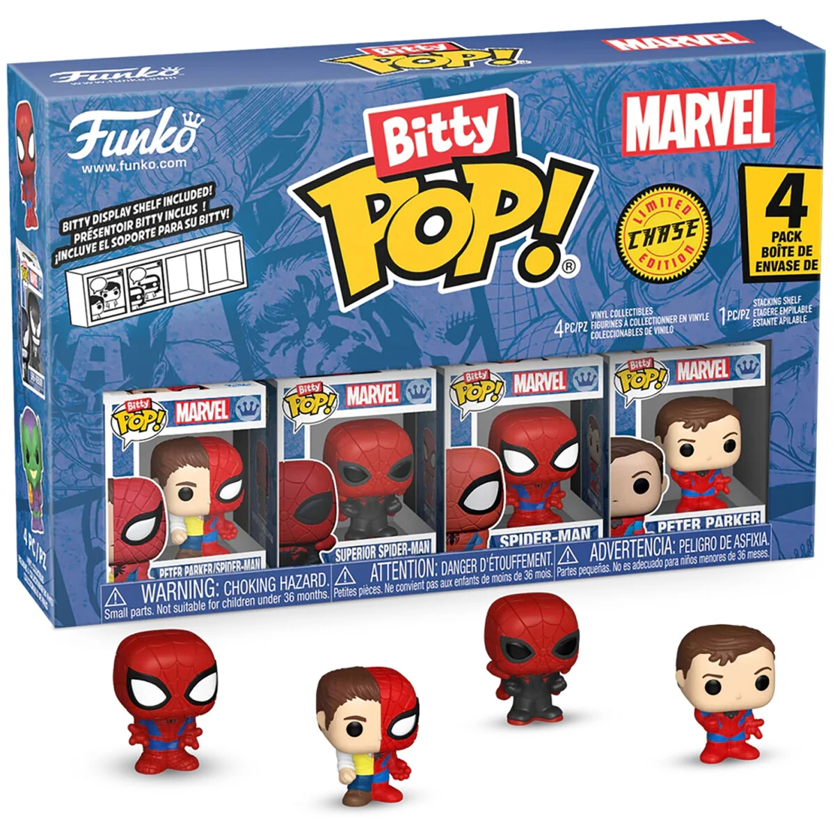 Фигурка Funko Bitty POP! Marvel Spider-Man 4PK (85704) - фото 2