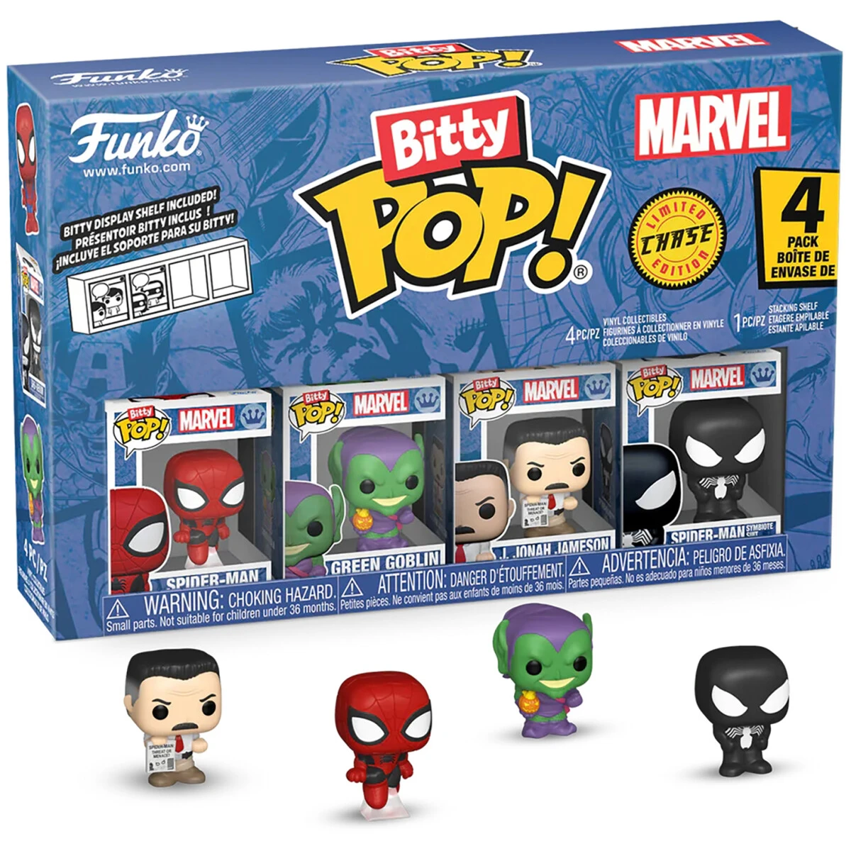 Фигурка Funko Bitty POP! Marvel Spider-Man 4PK (85701) - фото 2