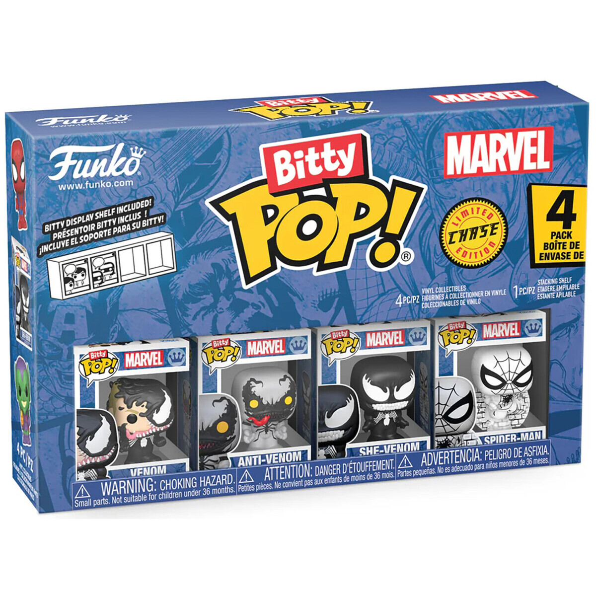 Фигурка Funko Bitty POP! Marvel Spider-Man 4PK (85703)