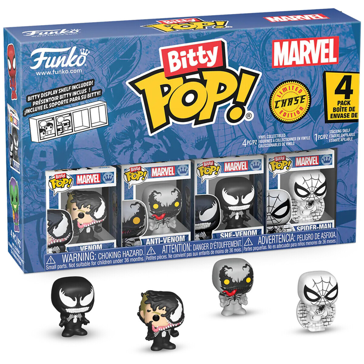 Фигурка Funko Bitty POP! Marvel Spider-Man 4PK (85703) - фото 2