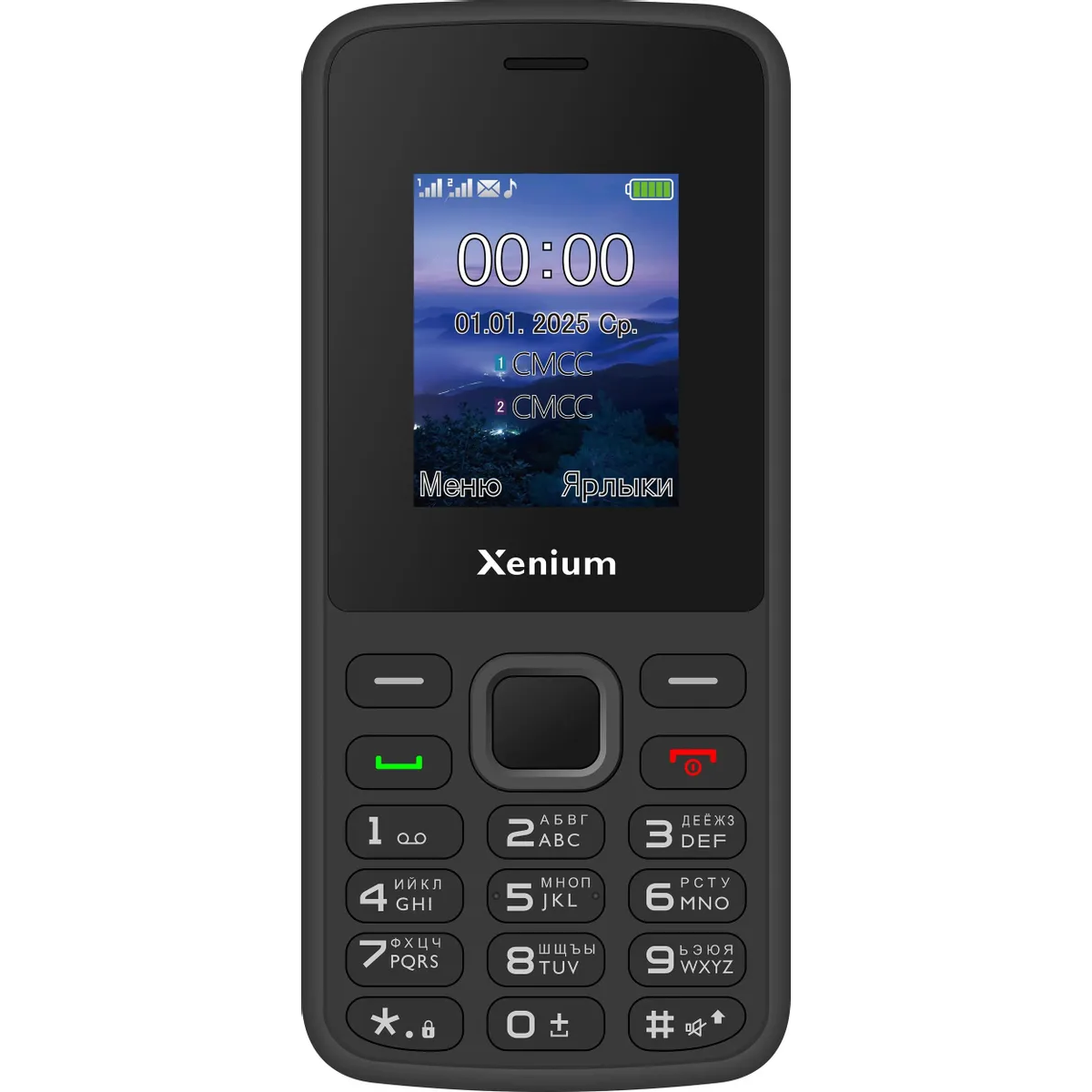 Телефон Philips Xenium X175 Black