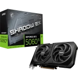 Видеокарта NVIDIA GeForce RTX 5060 Ti MSI 16Gb (RTX 5060 TI 16G SHADOW 2X PLUS)
