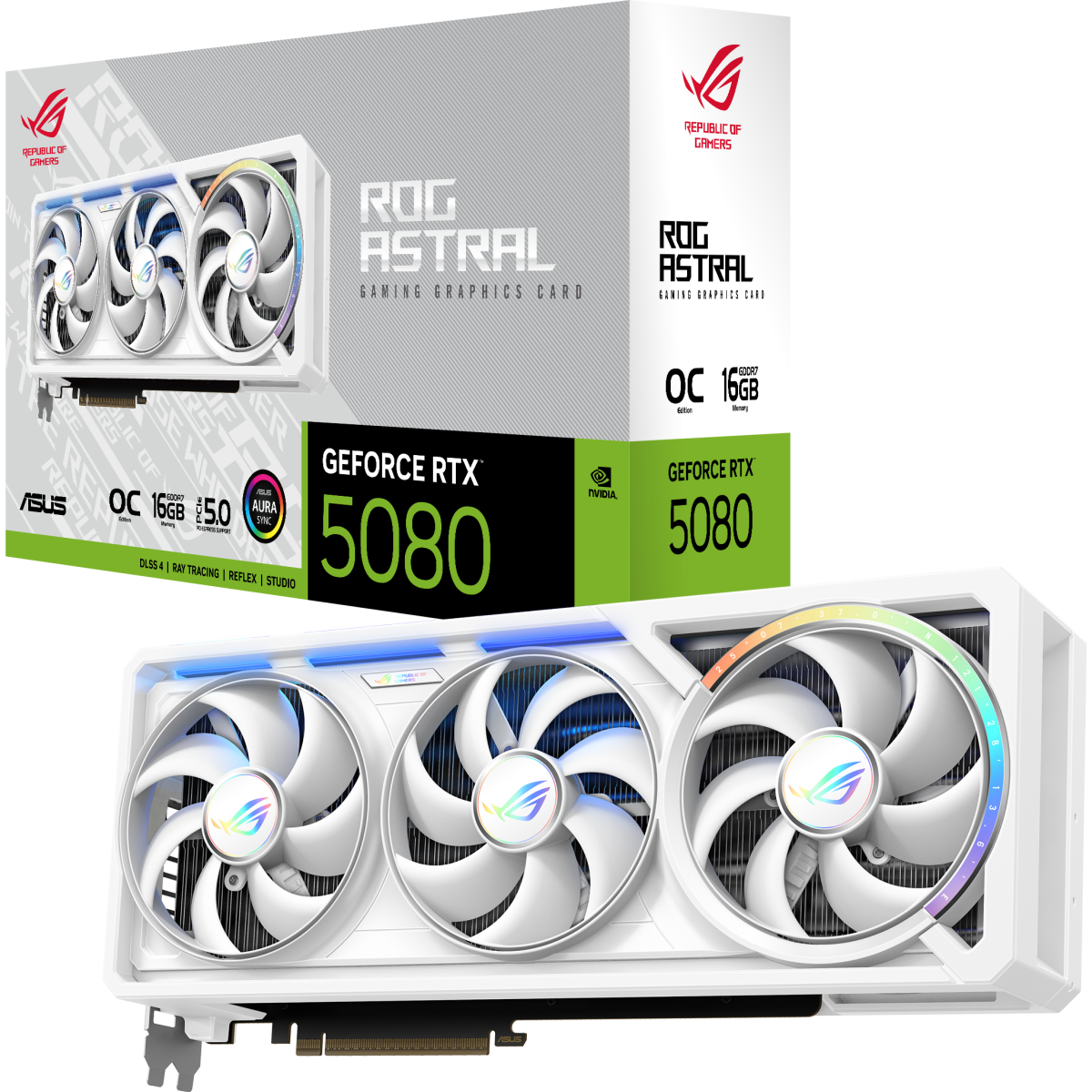Видеокарта NVIDIA GeForce RTX 5080 ASUS ROG Astral White OC 16GB (ROG-ASTRAL-RTX5080-O16G-WHITE) - фото 11