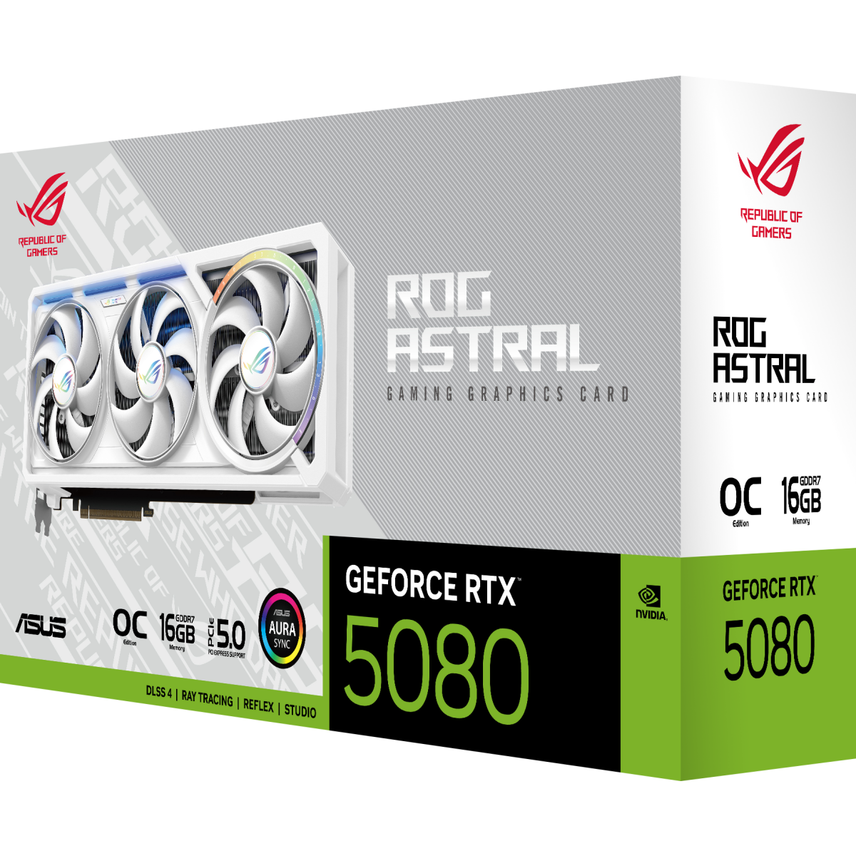 Видеокарта NVIDIA GeForce RTX 5080 ASUS ROG Astral White OC 16GB (ROG-ASTRAL-RTX5080-O16G-WHITE) - фото 12