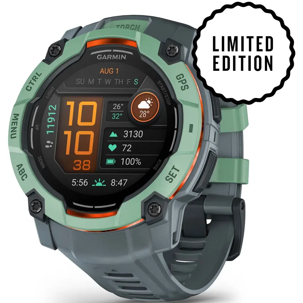 Умные часы Garmin Instinct 3 50 mm AMOLED Neo Tropic with Twilight Band - 010-03020-01