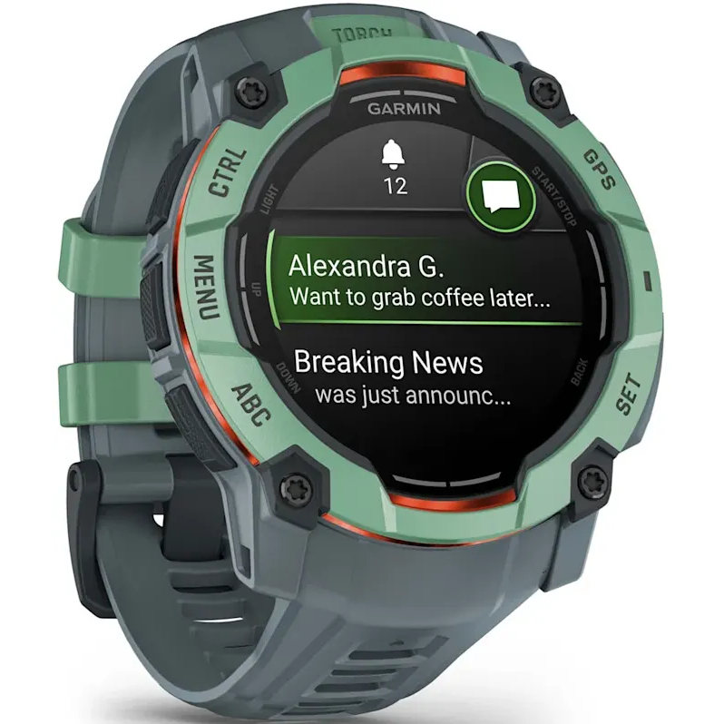 Умные часы Garmin Instinct 3 50 mm AMOLED Neo Tropic with Twilight Band - 010-03020-01 - фото 3