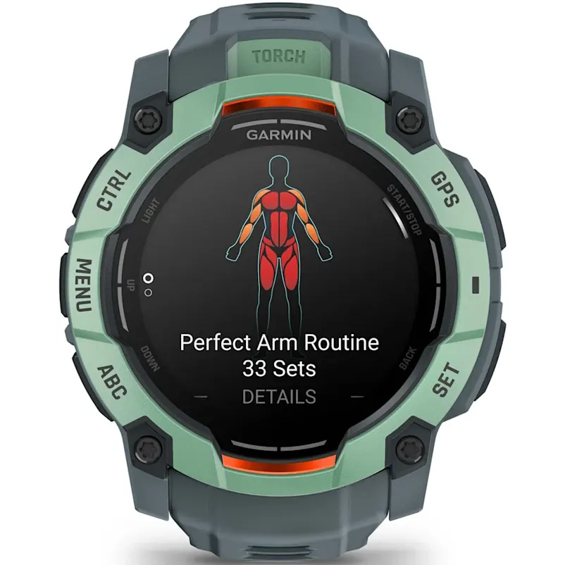 Умные часы Garmin Instinct 3 50 mm AMOLED Neo Tropic with Twilight Band - 010-03020-01 - фото 4