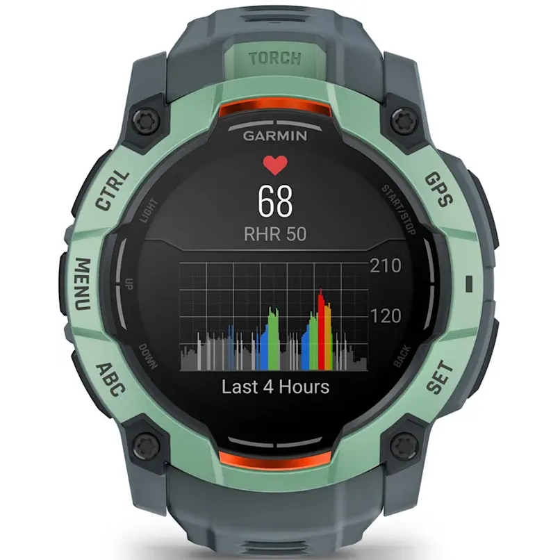 Умные часы Garmin Instinct 3 50 mm AMOLED Neo Tropic with Twilight Band - 010-03020-01 - фото 5