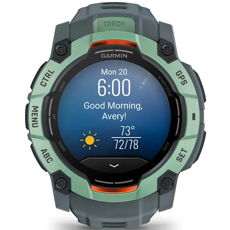 Умные часы Garmin Instinct 3 50 mm AMOLED Neo Tropic with Twilight Band - 010-03020-01 - фото 9