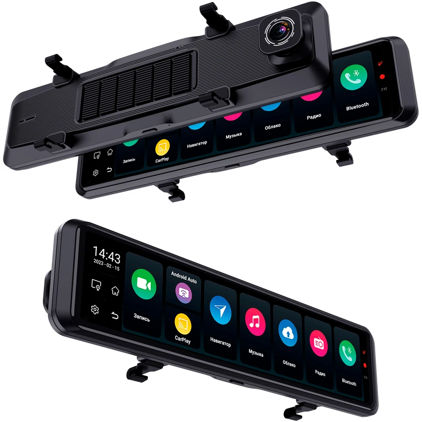 Автомобильный видеорегистратор TrendVision aMirror 15 Android UNIVERSE - фото 2
