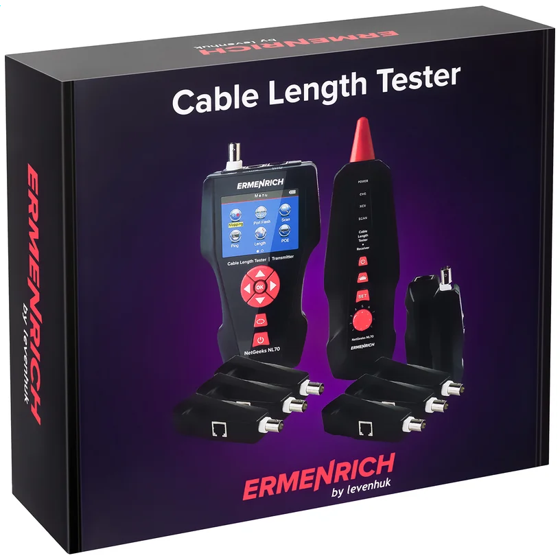 Измеритель длины кабеля ERMENRICH NL70 - 82555 - фото 8
