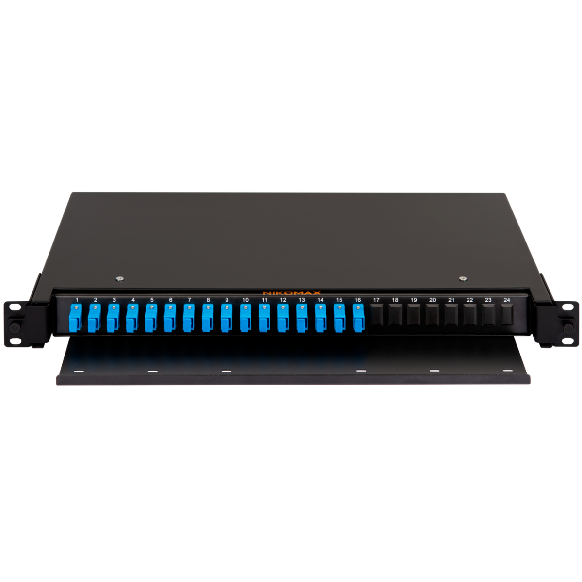 Оптический кросс NIKOMAX NMF-RP16SCUS2-TS-P1-1U-BK