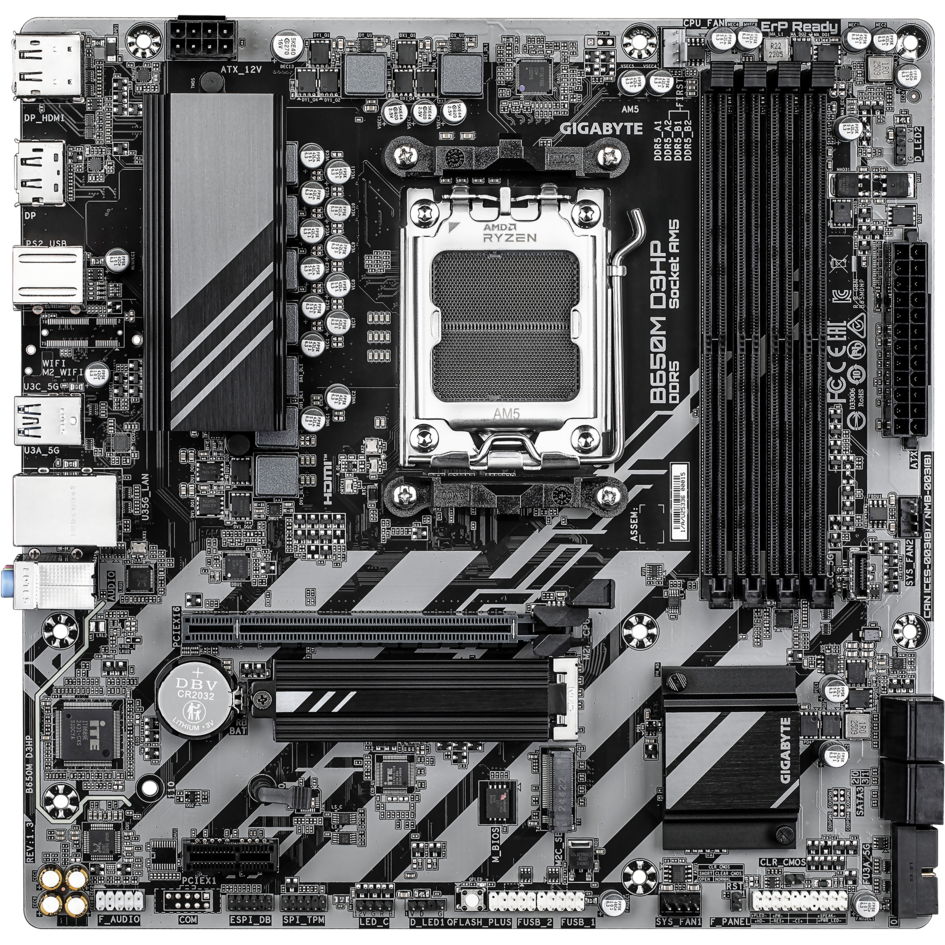 Материнская плата Gigabyte B650M D3HP (rev. 1.3)