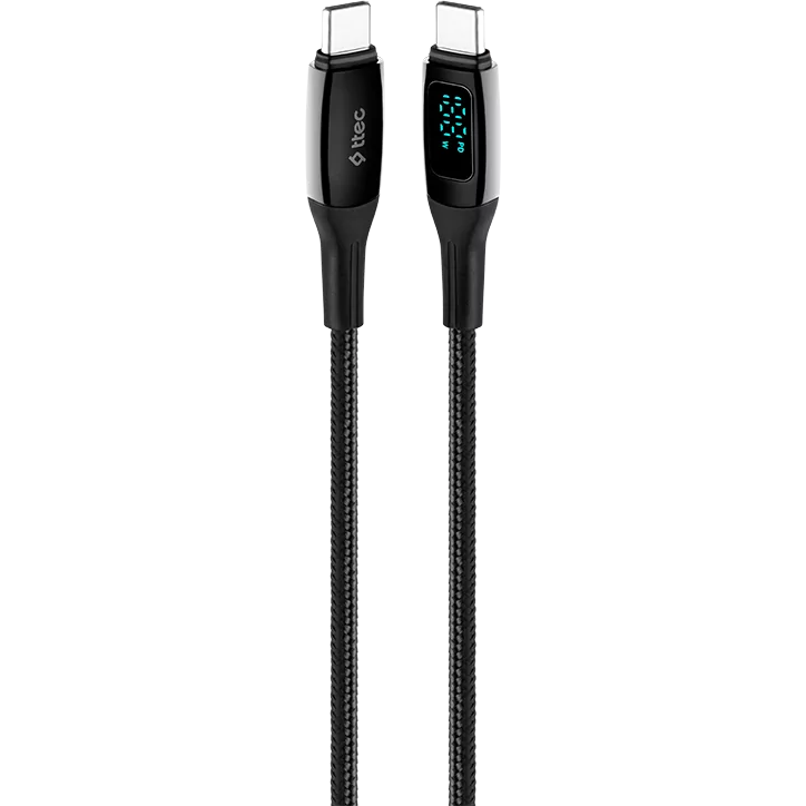 Кабель USB Type-C - USB Type-C, 1.5м, ttec 2DK57S Black