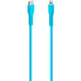 Кабель USB Type-C - Lightning, 1.2м, ttec 2DK60NM Blue