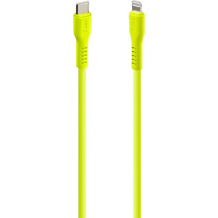 Кабель USB Type-C - Lightning, 1.2м, ttec 2DK60NS Yellow