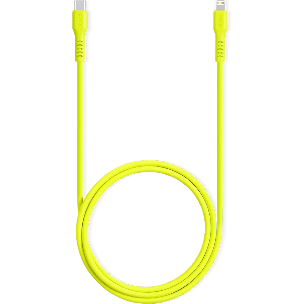 Кабель USB Type-C - Lightning, 1.2м, ttec 2DK60NS Yellow - фото 4