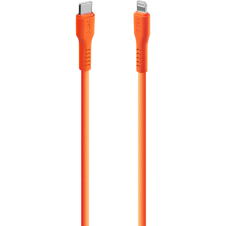 Кабель USB Type-C - Lightning, 1.2м, ttec 2DK60NT Orange