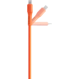 Кабель USB Type-C - Lightning, 1.2м, ttec 2DK60NT Orange